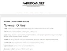 Tablet Screenshot of farukcan.net